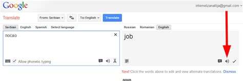 srpski engleski|Google Translate